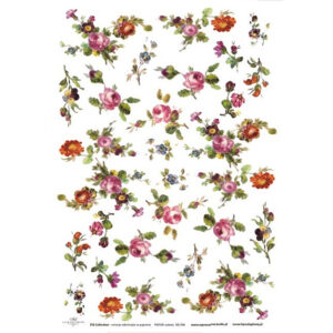 Decoupage papir, rižin vel 230x297 mm