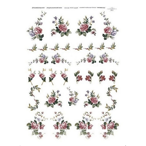 Decoupage papir, rižin vel 230x297 mm