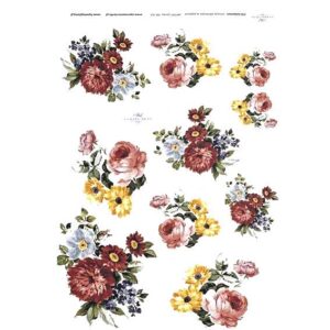 Decoupage papir, rižin vel 230x297 mm