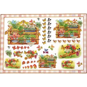 Decoupage papir Vrtlarenje, vel. 49 x 34,3 cm, 70 gr
