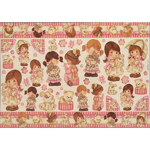 Decoupage papir Nina, vel. 49 x 34,3 cm, 70 gr