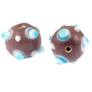 Perlice staklene, ručno rađene, vel 18 mm, 5 kom u pak, GB1