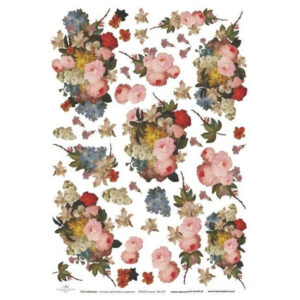 Decoupage papir, rižin vel 230x297 mm