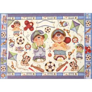 Decoupage papir Braća, vel. 49 x 34,3 cm, 70 gr