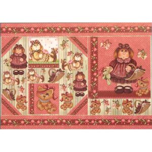 Decoupage papir Lola, vel. 49 x 34,3 cm, 70 gr