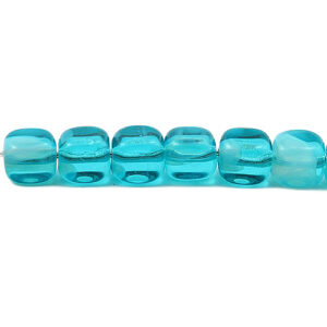Perlica staklo kockica 6 mm, 20 kom, K71