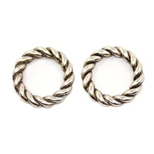 Ring 6 kom, vel.19x3mm, unutarnji promjer 13 mm, boja: antik srebrena MD8