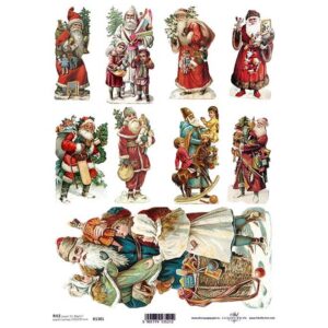 Decoupage papir, rižin vel 230x297 mm