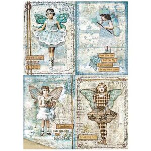Papir decoupage, rižin, vel 21 x 29,7 gr, 28 gr