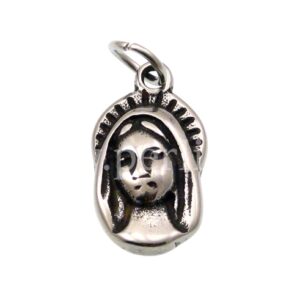 Privjesak Madona od nehrđajućeg čelika  SS304 vel 20x12 mm  SS110