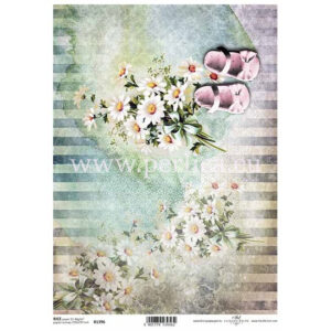 Decoupage papir, rižin vel 230x297 mm
