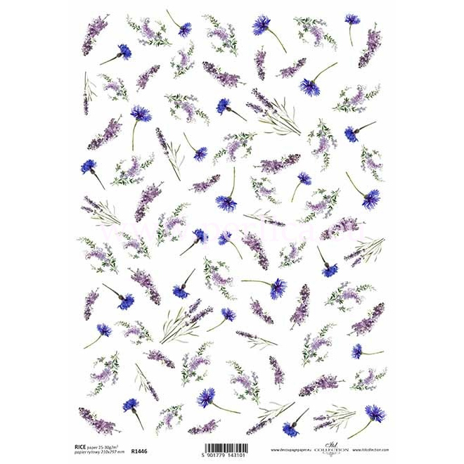 Decoupage papir, rižin vel 230x297 mm