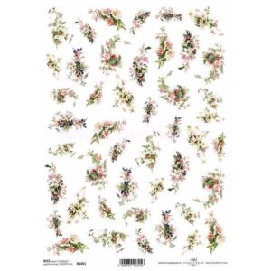 Decoupage papir, rižin vel 230x297 mm