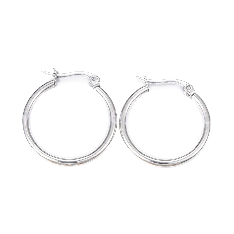 Naušnice od nehrđajućeg čelika SS304 vel. 19x2 mm, 1 par, SS51