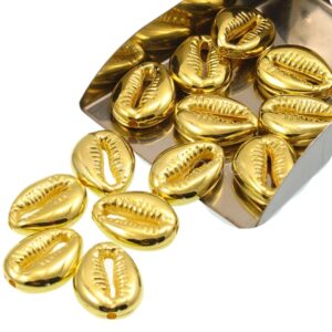 Školjka Cowrie 18,5x13,5x5,5 mm, perlica, 10 kom, CCB5