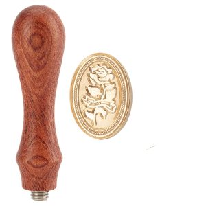 Pečat za vosak Ruža oval 2,5 cm