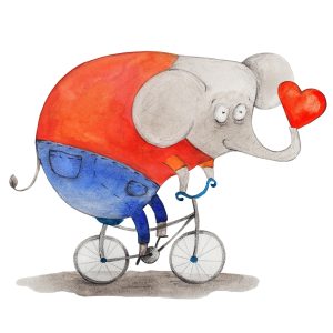 Salveta Elephant in Love  VJS12