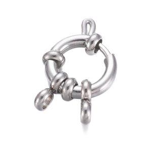 Kopča okrugla mornarska,  od nehrđajućeg čelika SS304, vel 12,5x4mm, boja: inox,  SS22