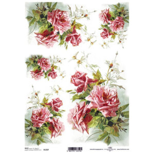 Decoupage papir, rižin vel 230x297 mm
