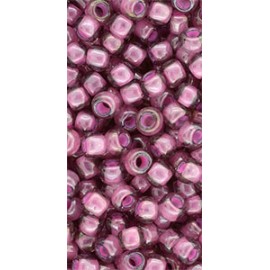 TOHO 6/0 Inside-Color Lt Amethyst/Pink-Lined 10 gr