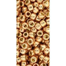Toho 6/0 Galvanized Rose Gold 10 gr