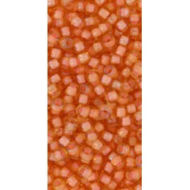 TOHO 8/0 Inside-Color Lt Topaz/Peach-Lined 10 gr