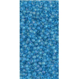Toho 11/0 Aqua-Lined Crystal Rainbow 10 gr