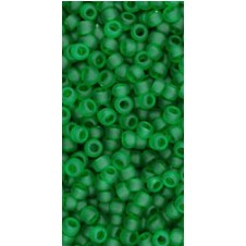 TOHO 11/0 Transparent-Frosted Grass Green 10 gr