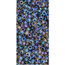 TOHO 11/0 Inside-Color Rainbow Lt Yellow/Capri-Lined 10 gr