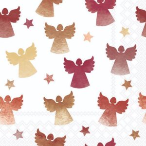 Salveta Angel silhouettes berry AN6