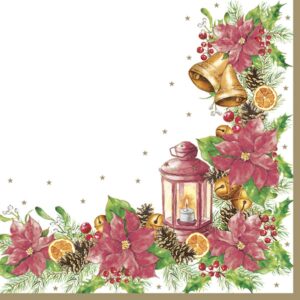 Salveta Watercolour Poinsettia BZ3