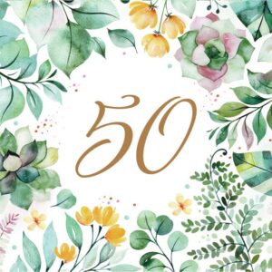 Salveta Floral Frame 50 LN7
