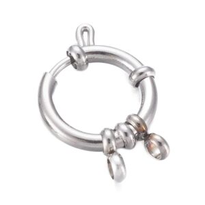 Kopča okrugla mornarska,  od nehrđajućeg čelika SS304, vel 16x4mm, boja:inox,  SS22