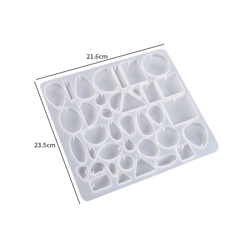 Kalup silikonski 36 oblika, za privjeske vel 235x216x11 mm VSP2 - Slika 2