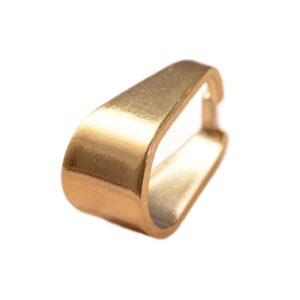 Kopča za privjesak od nehrđajućeg čelika SS304, vel. 13x9x1 mm, 3 kom, boja: zlatna SS75