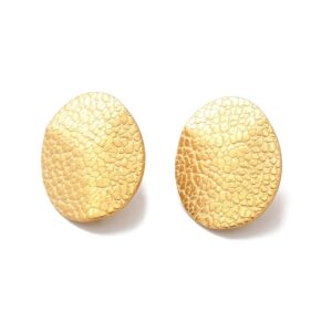 Kopča za naušnice od nehrđajućeg čelika SS304 vel.20 x 16 mm, rupa 2,5mm, iglica 0,7 mm, 2 kom, boja: zlatna SS51