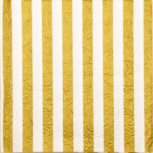 Salveta Elegance Stripes wh/gold GSZ7