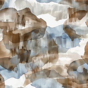 Salveta Earth Toned Abstract Watercolour G18