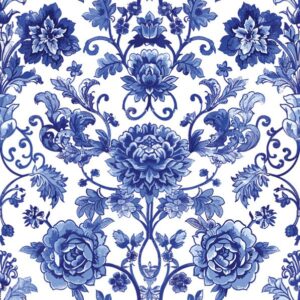 Salveta Blue Floral Pattern C71