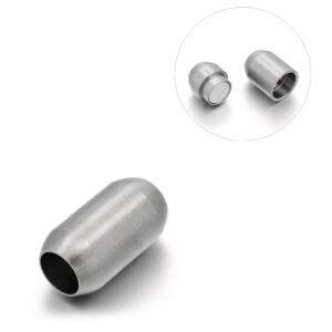 Magnetna kopča od nehrđajućeg čelika SS304 vel.19x10 - 6 mm , boja: inox satinirani , 1 kom, SS121