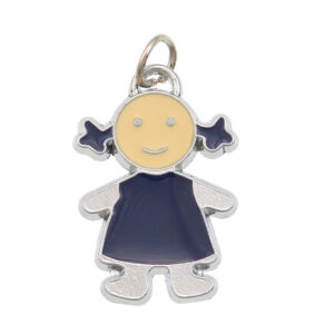 Privjesak Djevojčica ljubičasta EM1