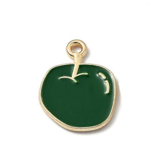 Privjesak emajl Jabuka vel 19x14x1,5 mm, 1 kom, EM10
