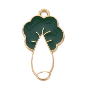 Privjesak Kineski kupus vel.19x16x3 mm, 1 kom, s alkom, EM12