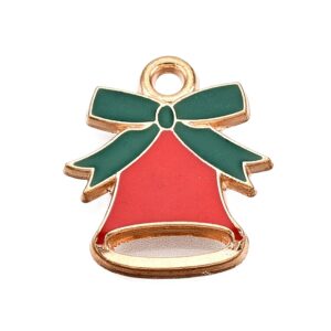 Privjesak emajl Zvono crveno vel 18x15x4 mm, 1 kom, EM5