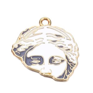 Privjesak emajl Glava Venere vel 22x25,5x1 mm,1 kom, EM11