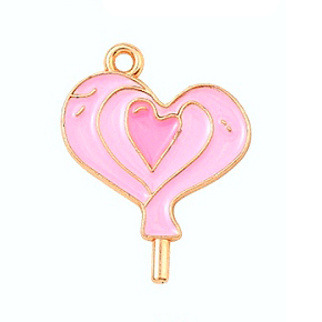 Privjesak emajl Love vel 25x20x1,5 mm, 1 kom, EM22