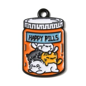 Privjesak Cat Pills, vel.24,5x15x1,5 mm, EM22