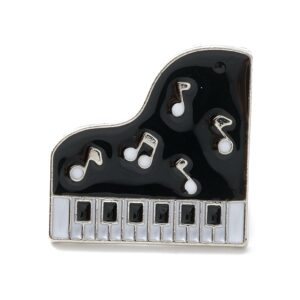 Broš Piano, vel 24x33x2mm, iglica 1,2 mm, MD65