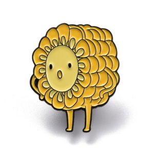 Broš smiling face vel 25x20,5x10,5 mm, iglica 1,2 mm  MD65