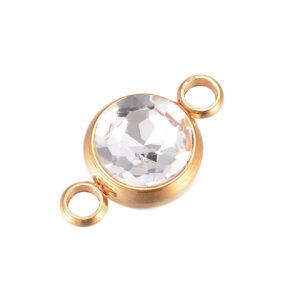 Konektor nehrđajući čelik SS304 vel.17,5x10x6,5 mm, ION pozlata, 1 kom,SS126